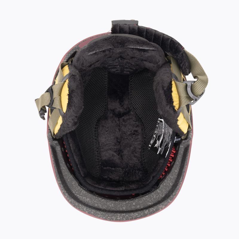Quiksilver Skylab SRT casco da snowboard rrg0/ruby wine 5