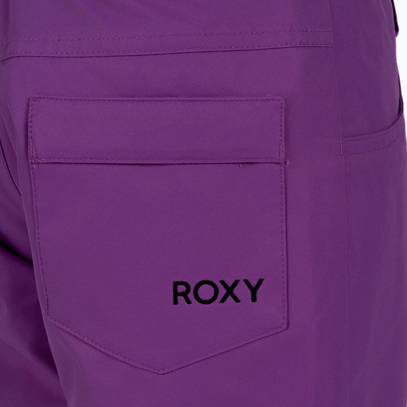 Pantaloni da snowboard per bambini ROXY Diversion viola 6