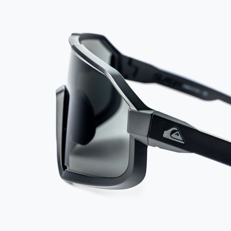 Occhiali da sole Quiksilver Slash nero/grigio opaco 5