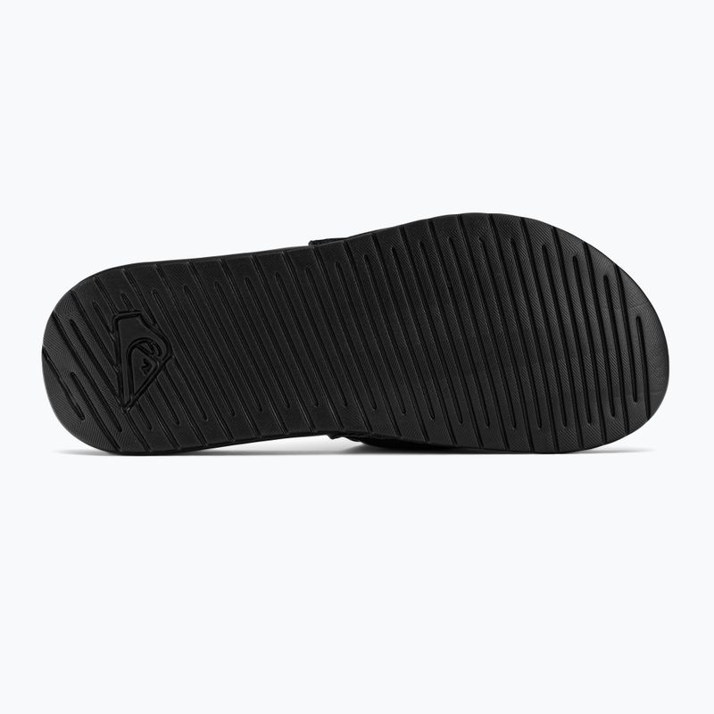 Quiksilver uomo Bright Coast Slide infradito nero solido 5