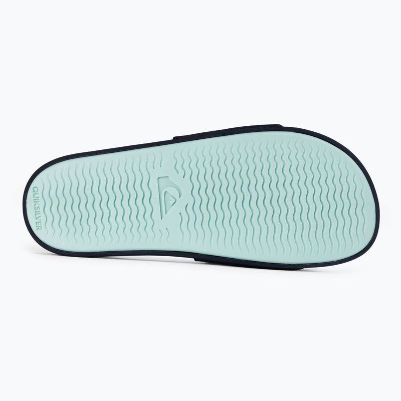 Infradito Quiksilver Rivi Wordmark Slide uomo blu/blu/blu 4