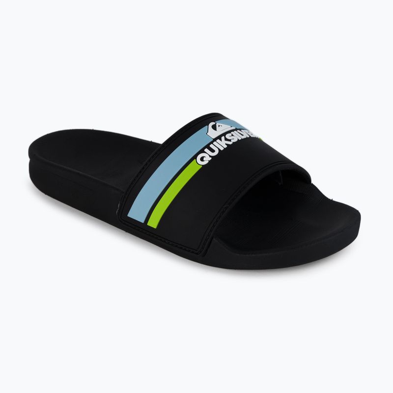 Quiksilver Rivi Slide Infradito giovani nero/arancio/blu