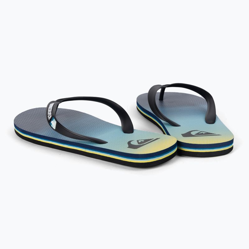 Quiksilver Molokai Newwave infradito uomo nero/blu/blu 3