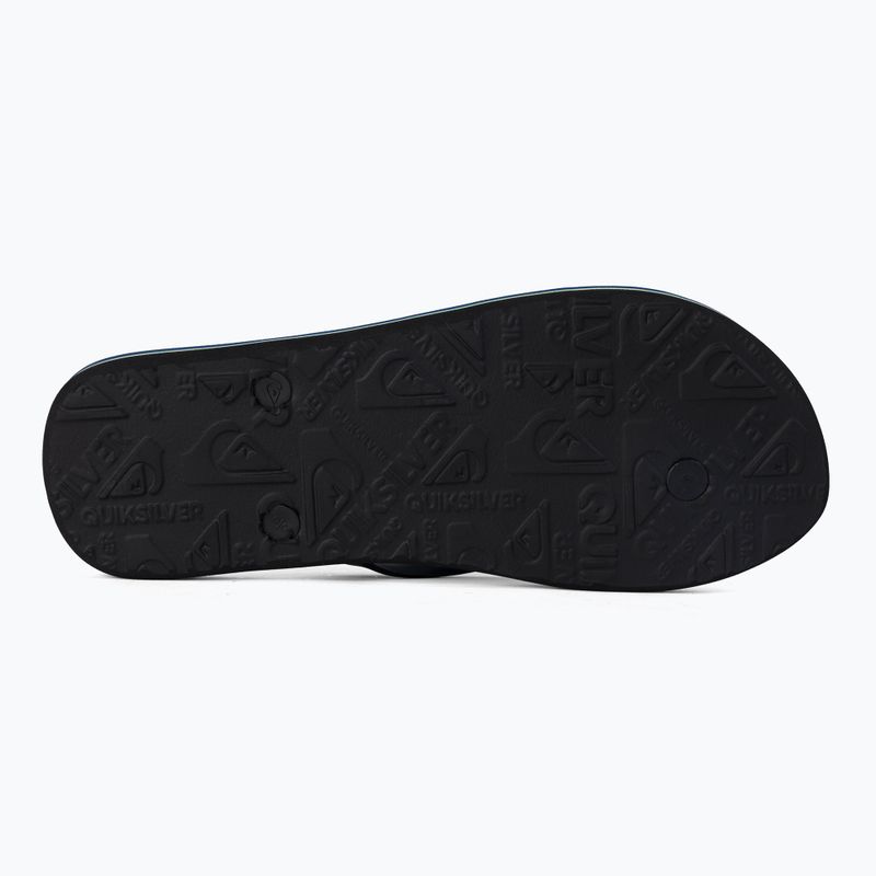 Quiksilver Molokai Newwave infradito uomo nero/blu/blu 4