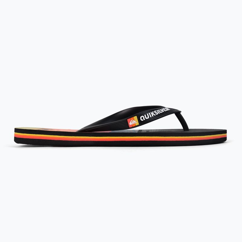 Infradito Quiksilver Molokai Panel nero da uomo 2