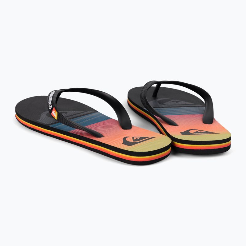 Infradito Quiksilver Molokai Panel nero da uomo 3
