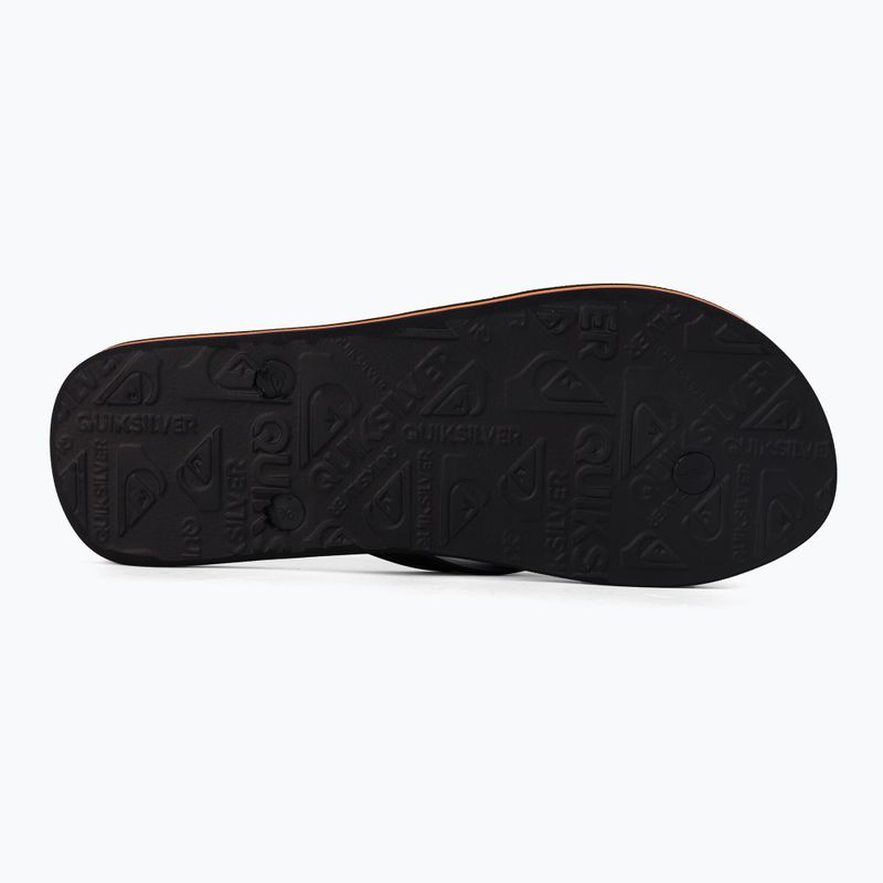 Infradito Quiksilver Molokai Panel nero da uomo 4