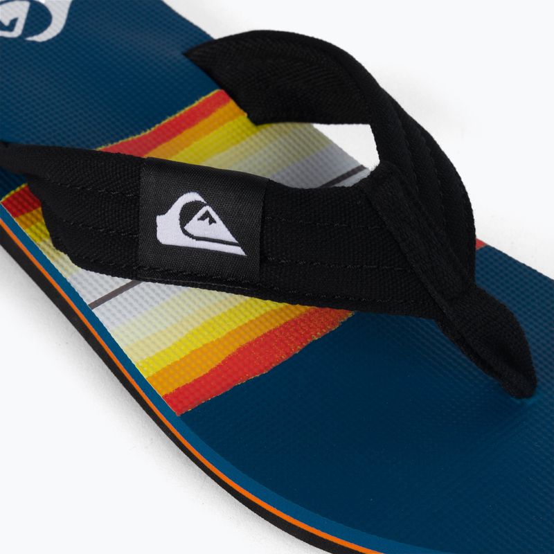 Infradito Quiksilver Molokai Layback da uomo, blu 7