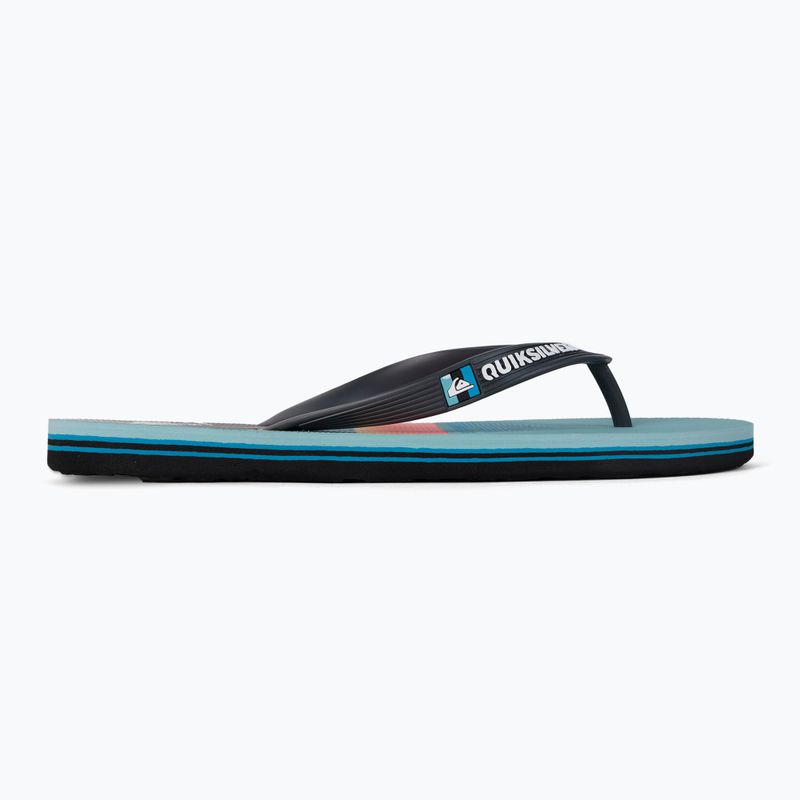 Infradito Quiksilver Molokai Panel blu per uomo 2