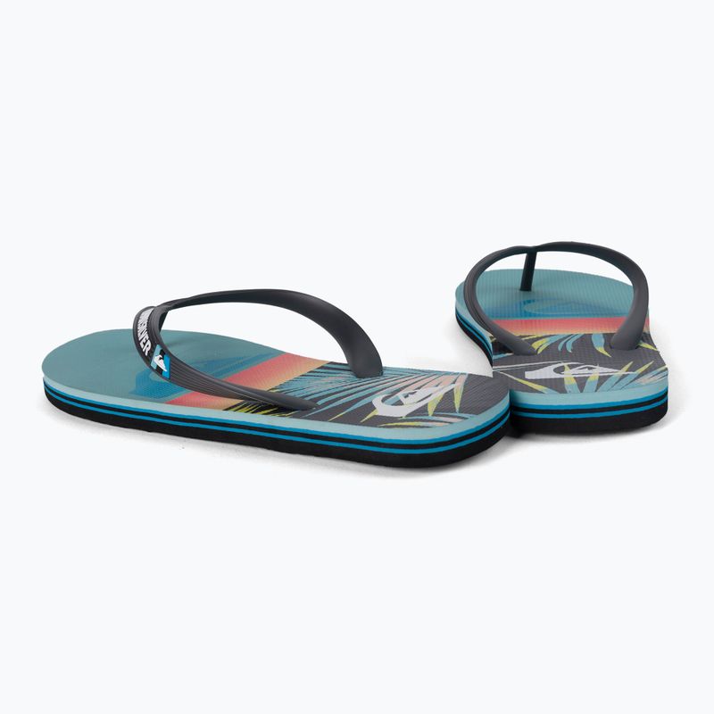 Infradito Quiksilver Molokai Panel blu per uomo 3