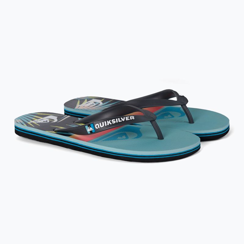 Infradito Quiksilver Molokai Panel blu per uomo 5