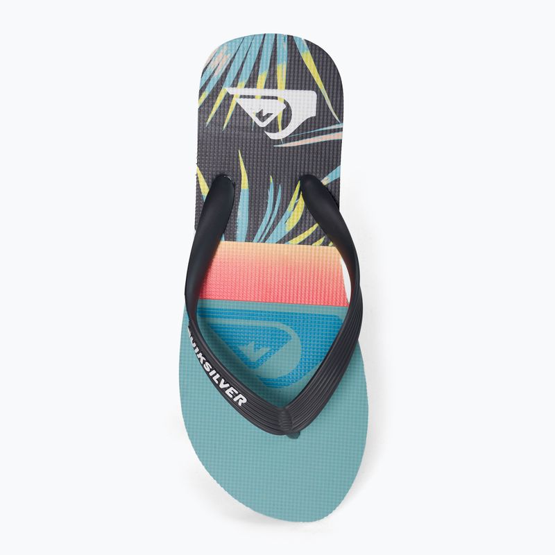 Infradito Quiksilver Molokai Panel blu per uomo 6