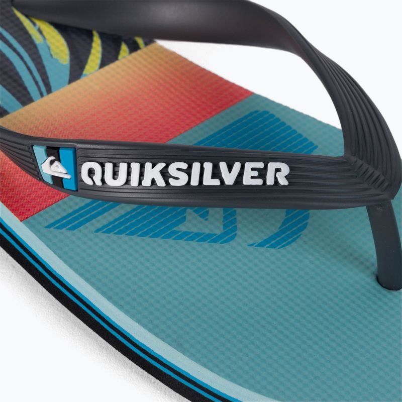 Infradito Quiksilver Molokai Panel blu per uomo 7