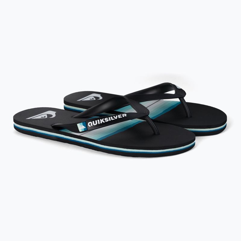 Infradito Quiksilver Molokai Resnt da uomo nero 5