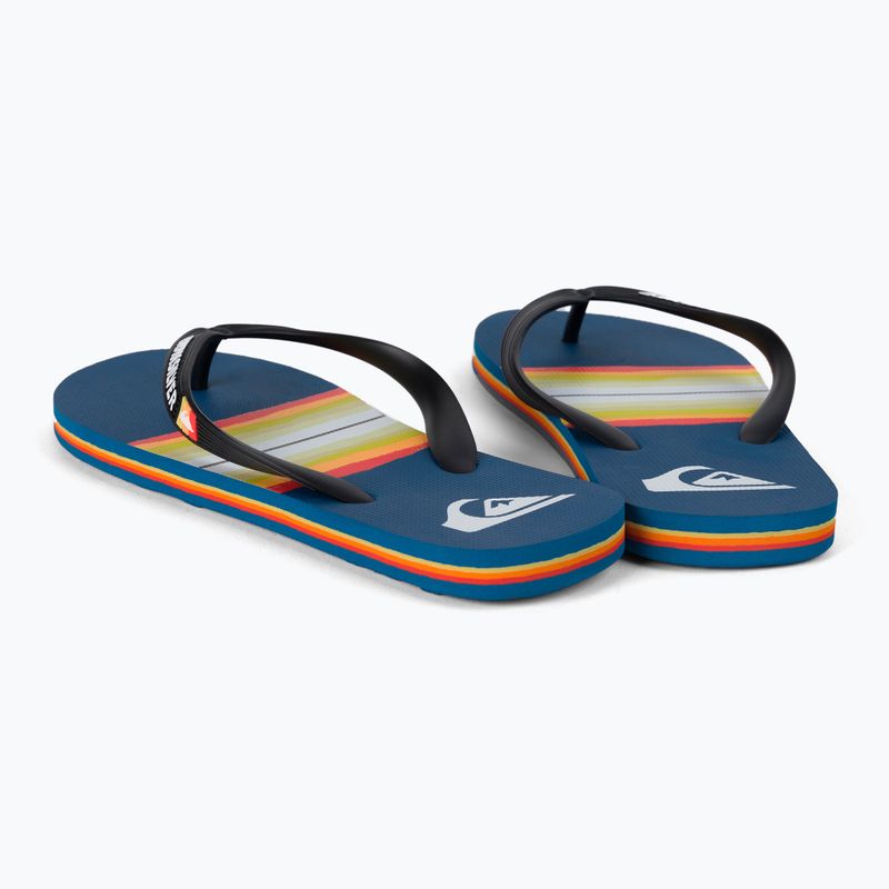 Infradito Quiksilver Molokai Resntnt blu da uomo 3