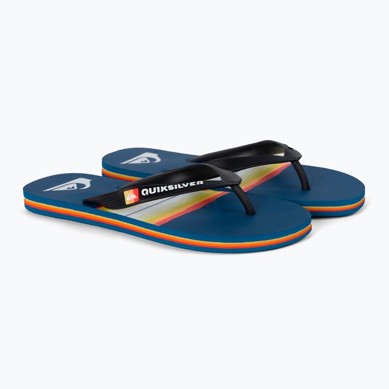 Infradito Quiksilver Molokai Resntnt blu da uomo 5