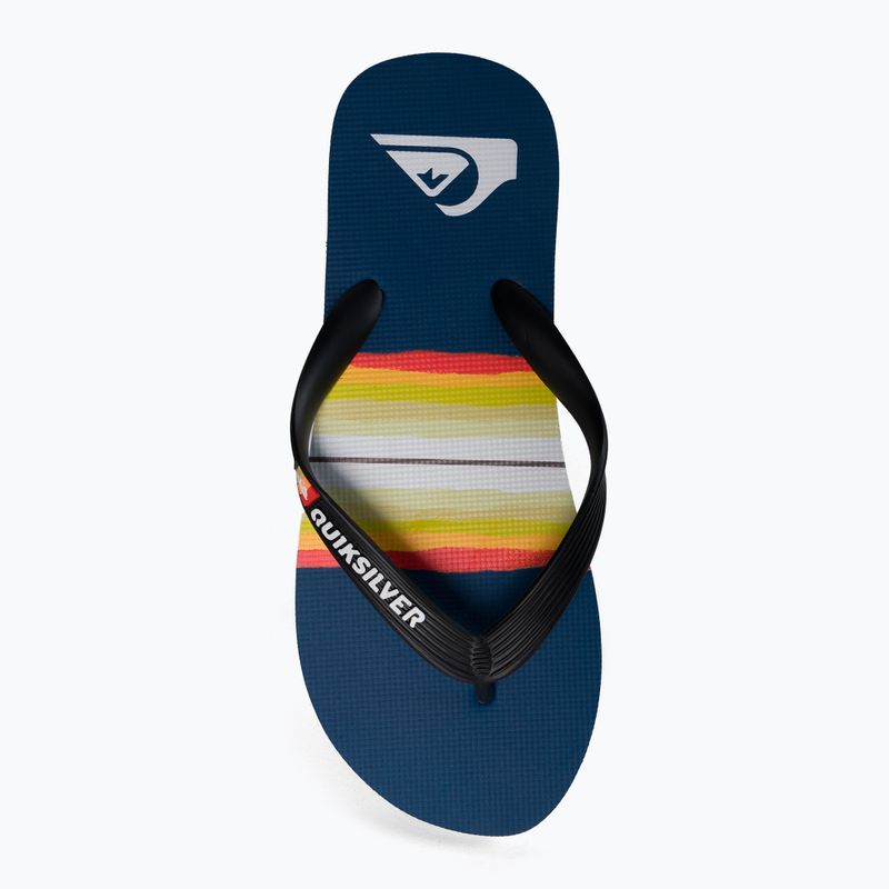 Infradito Quiksilver Molokai Resntnt blu da uomo 6