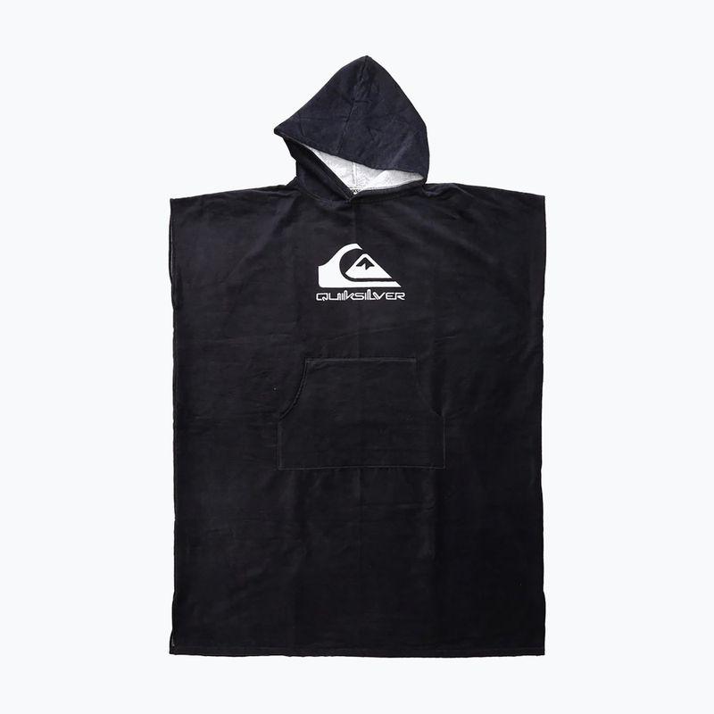 Poncho Quiksilver Hoody per bambini, nero