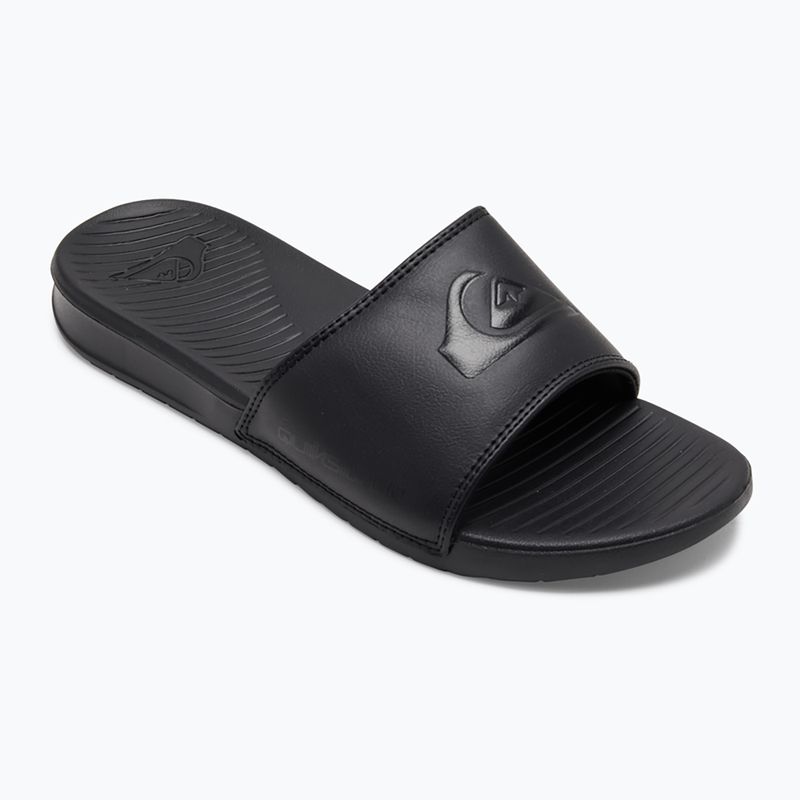 Quiksilver uomo Bright Coast Slide infradito nero solido 9