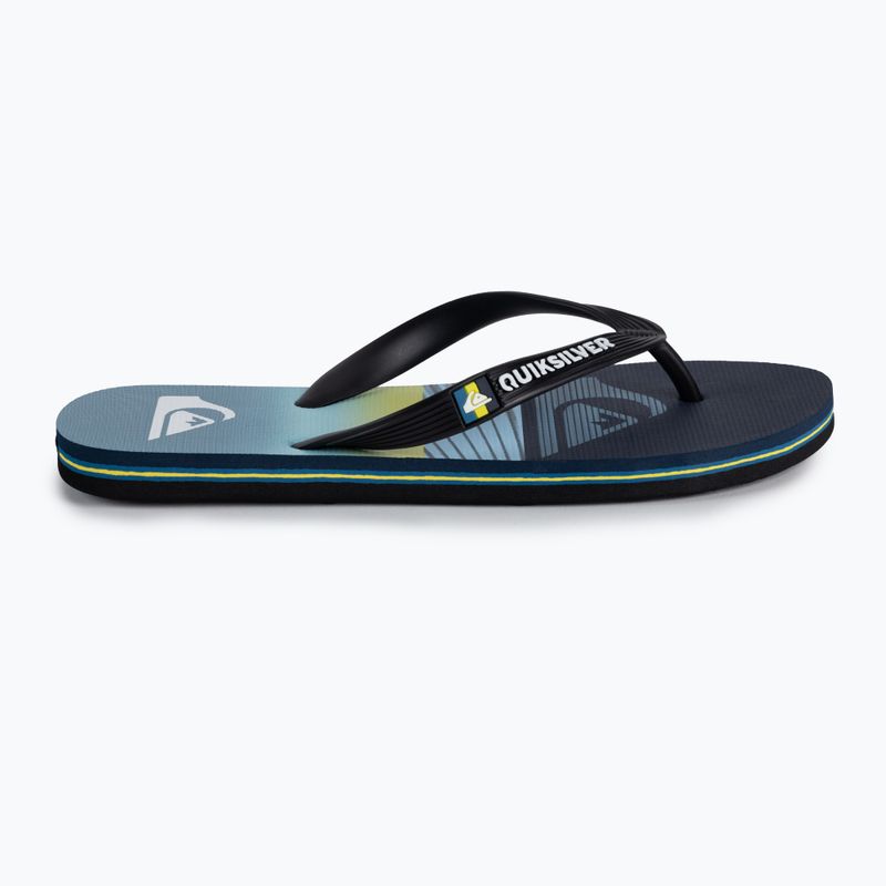 Infradito Quiksilver Molokai Panel blu 1 da uomo 2
