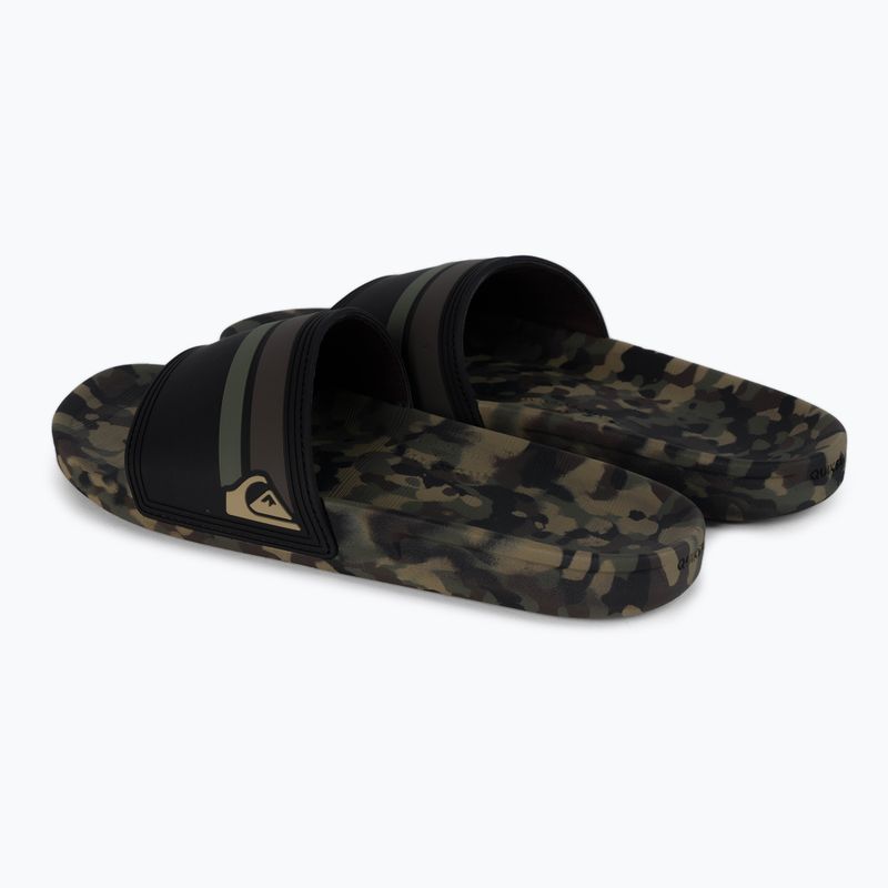 Quiksilver Rivi Slide verde infradito da uomo 3