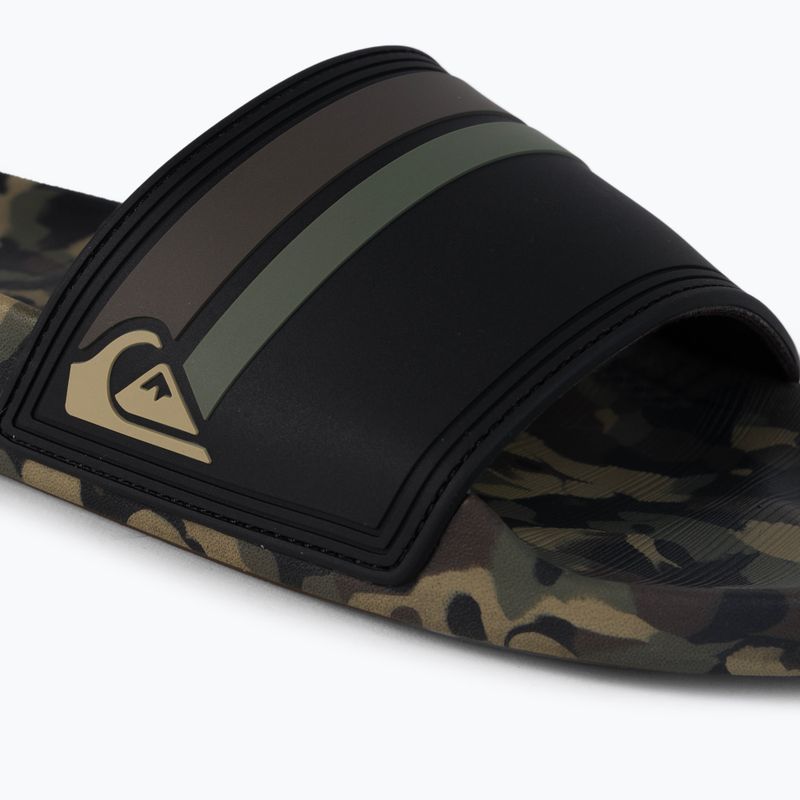 Quiksilver Rivi Slide verde infradito da uomo 7