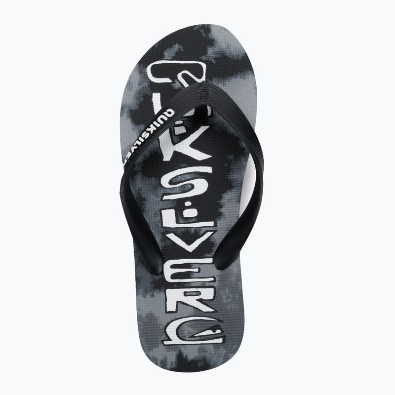 Quiksilver Molokai Acid Drop infradito per bambini nero 6