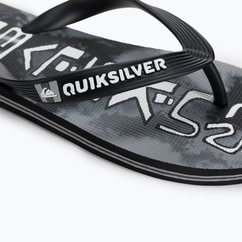 Quiksilver Molokai Acid Drop infradito per bambini nero 7