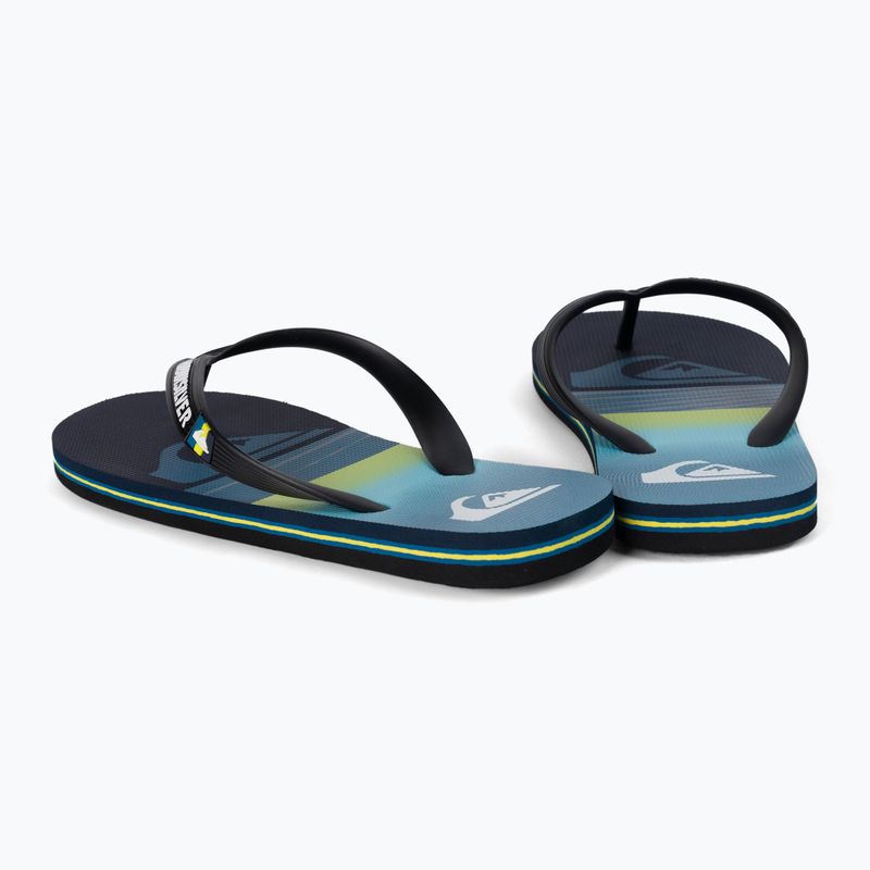 Quiksilver Molokai Art blu 1 infradito per bambini 3