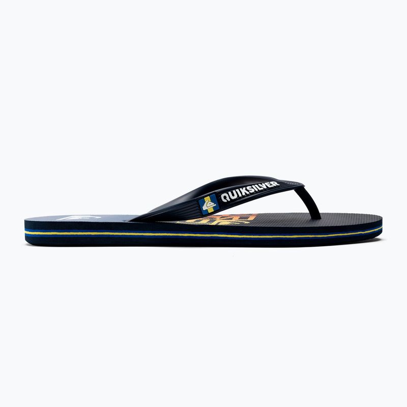 Infradito Quiksilver Molokai Art blu per uomo 2