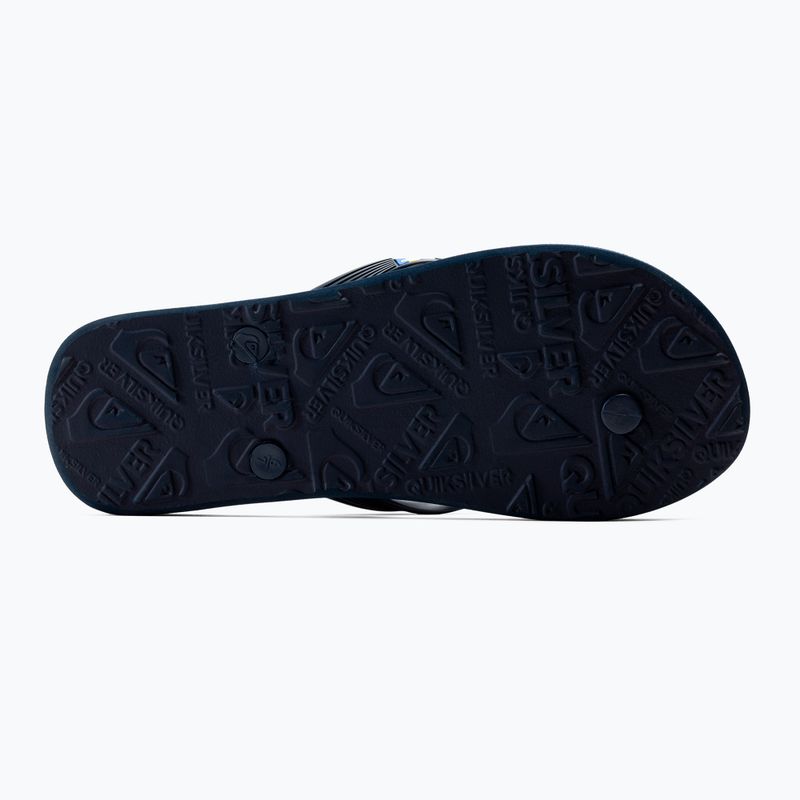 Infradito Quiksilver Molokai Art blu per uomo 4