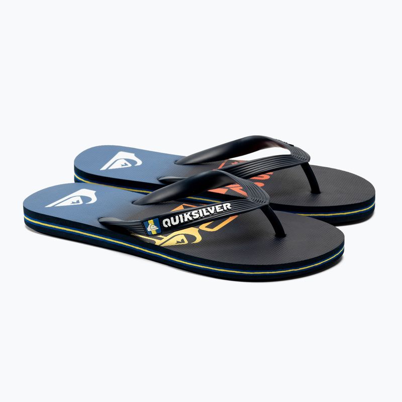Infradito Quiksilver Molokai Art blu per uomo 5