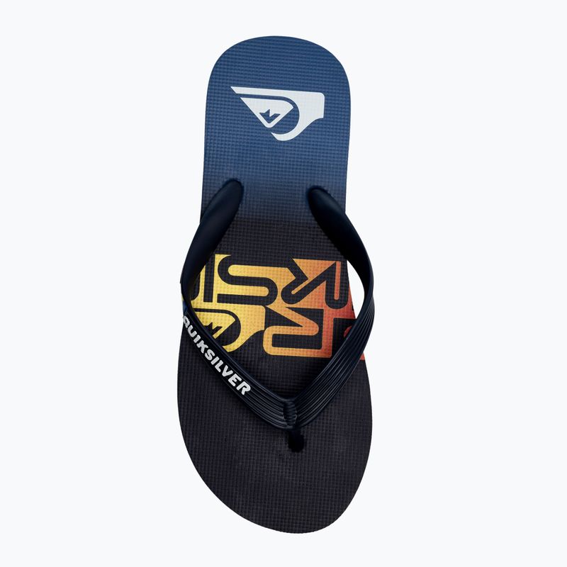 Infradito Quiksilver Molokai Art blu per uomo 6