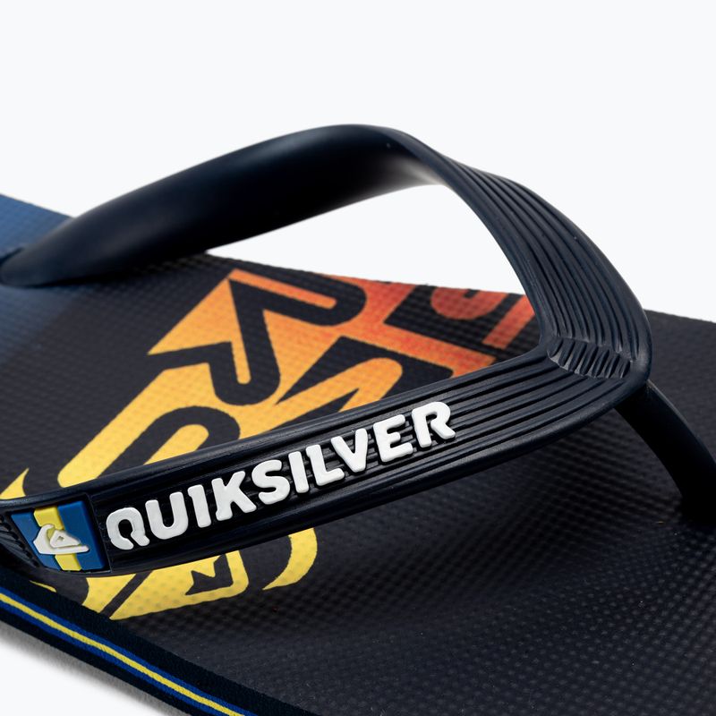 Infradito Quiksilver Molokai Art blu per uomo 7