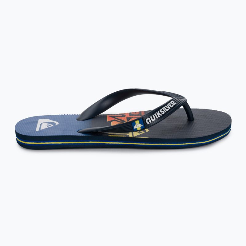 Infradito Quiksilver Molokai Art blu per bambini 2