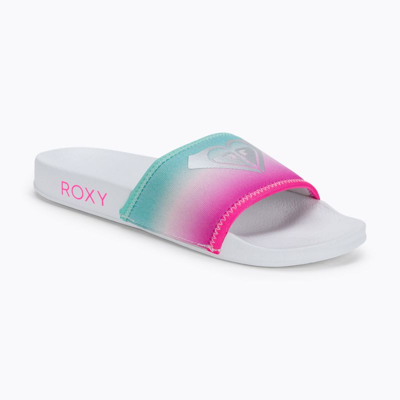 ROXY Slippy Neo G infradito per bambini bianco/rosa/turchese
