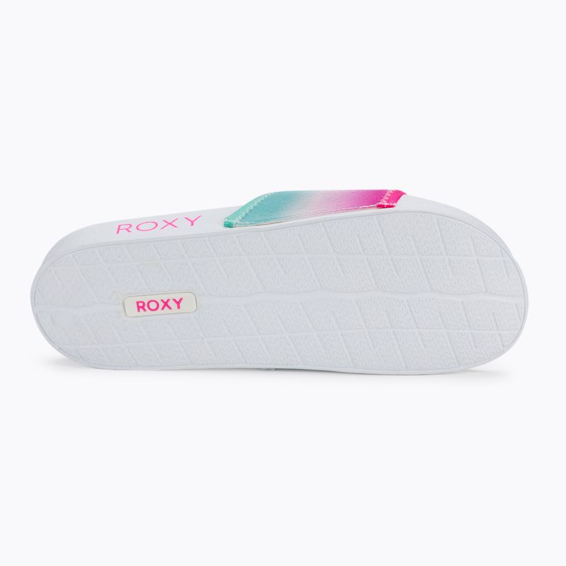 ROXY Slippy Neo G infradito per bambini bianco/rosa/turchese 4