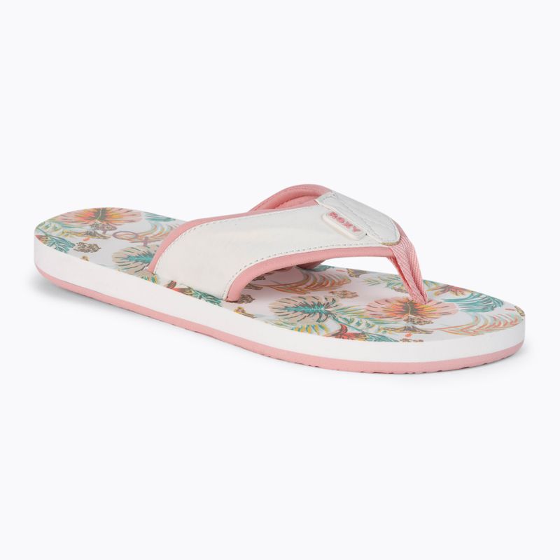 ROXY infradito donna Coastin Print bianco/rosa