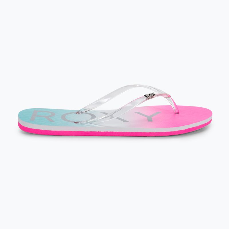 ROXY Viva Jelly infradito da donna bianco/rosa/turchese 2