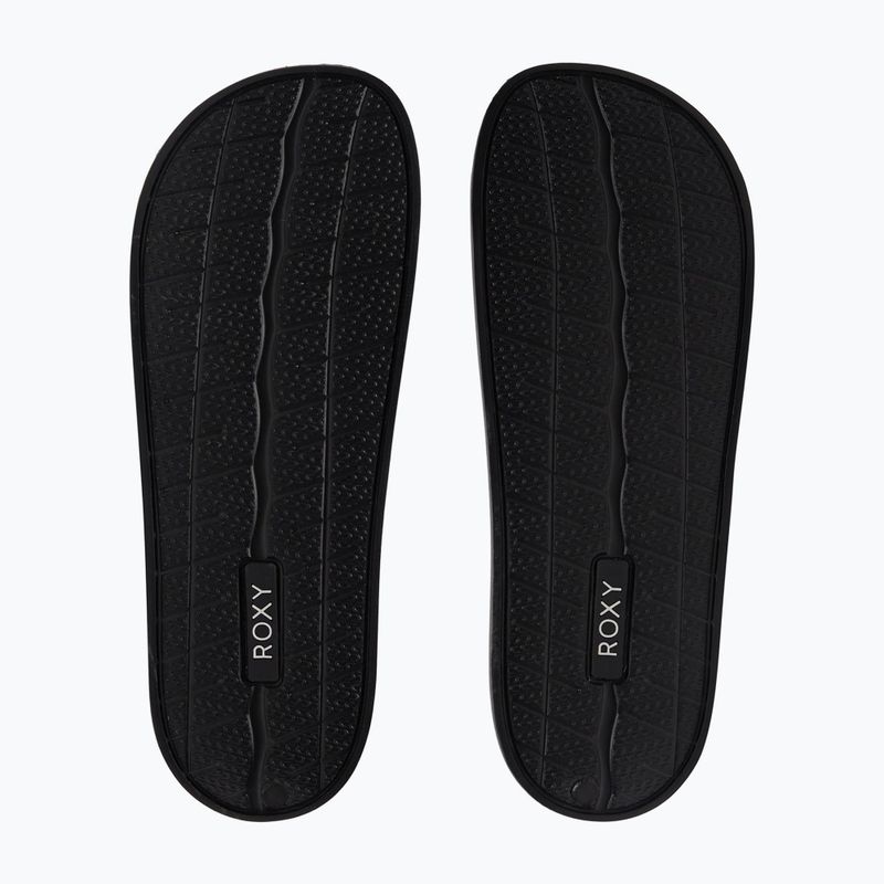 Infradito da donna ROXY Slippy II black geo 4