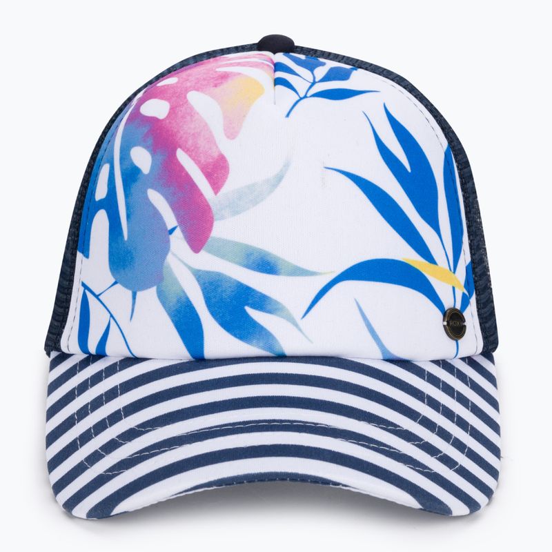 ROXY Beautiful Morning berretto da baseball da donna bianco brillante/surf trippin 2