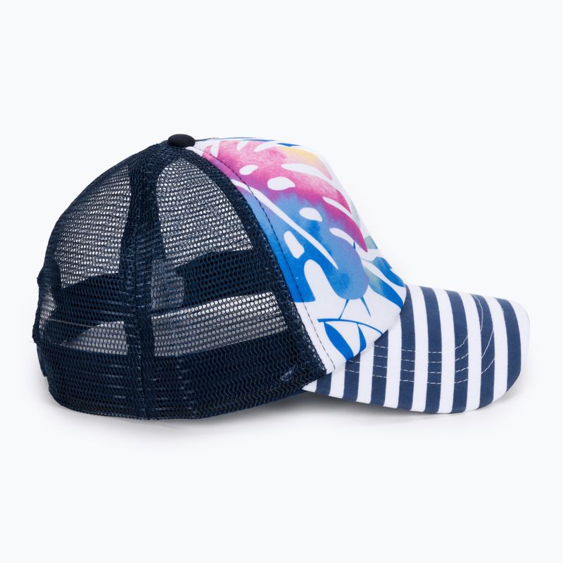 ROXY Beautiful Morning berretto da baseball da donna bianco brillante/surf trippin 3
