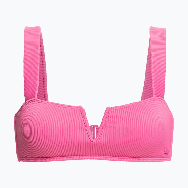 ROXY Love The Coco V - Top del costume da bagno rosa guava 5