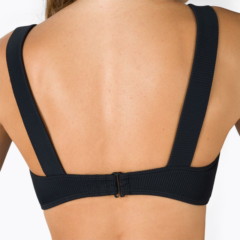 ROXY Love The Coco V - top del costume da bagno antracite 5