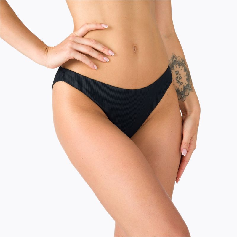 ROXY Love The Baja Cheeky - slip del costume da bagno antracite