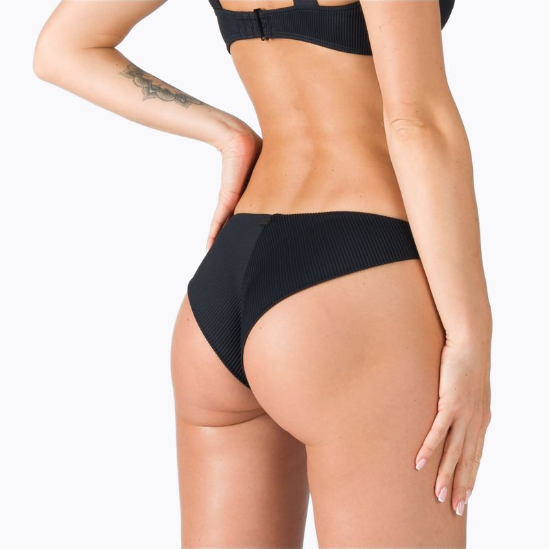 ROXY Love The Baja Cheeky - slip del costume da bagno antracite 3