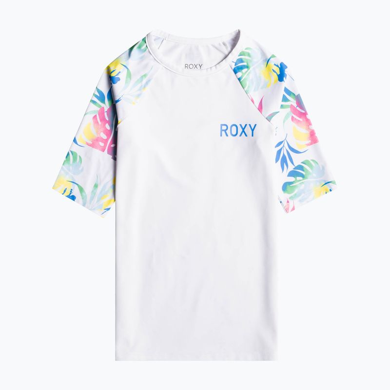 ROXY Maglietta da bagno per bambini stampata in bianco brillante/surf trippin 4