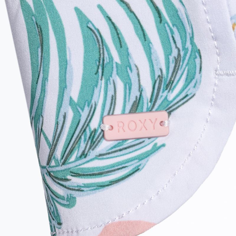 Pantaloncini da bagno donna ROXY Into the Sun 5" bianco/lilla brillante 4