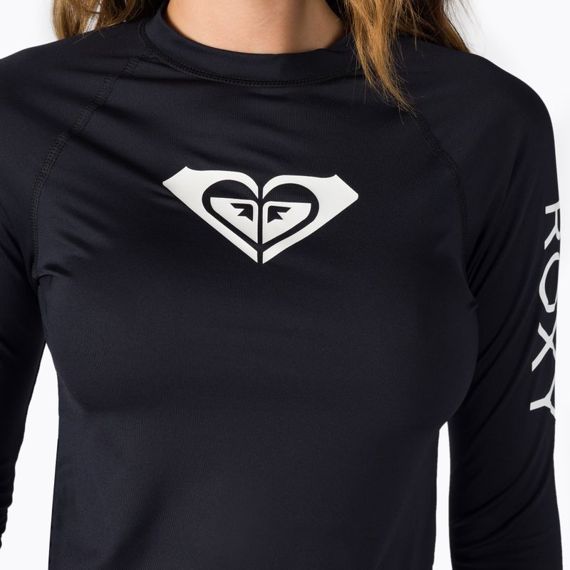 Costume da bagno donna a manica lunga ROXY Whole Hearted antracite 4