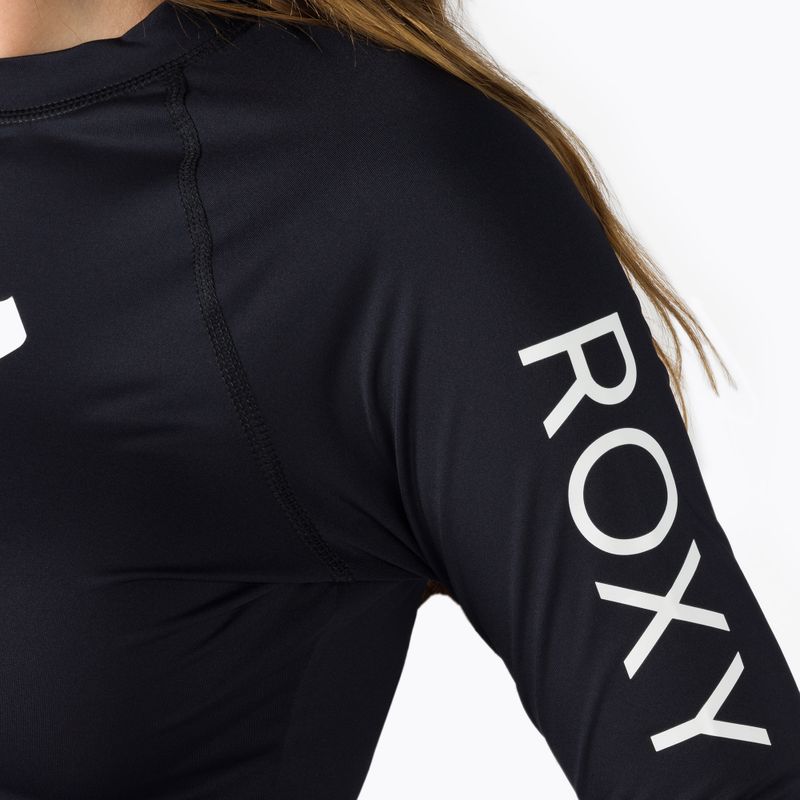 Costume da bagno donna a manica lunga ROXY Whole Hearted antracite 5